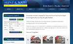 Screenshot of Hunt and Nash homepage